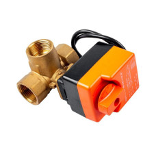 Переключатель 3-х ходовой клапан Raymer DN25-PN16 для отопительных тепловых насосов.